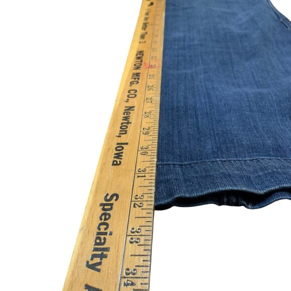 Ariat Women's Jeans Wide Leg Low Rise 8" Y2K Style Sz 29 Denim Trousers Vintage - Picture 7 of 16